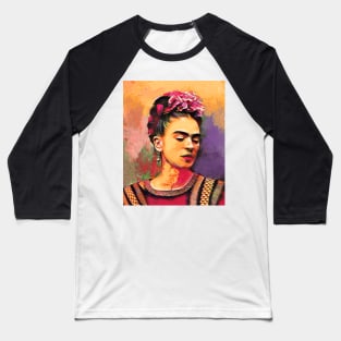 Frida Kahlo Baseball T-Shirt